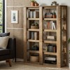 Hommoo 71" Farmhouse Six-Tier Bookcase – Tall Solid-Wood Storage Shelf - 3 of 4