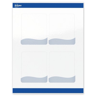 Avery Rectangle Labels, Colorful Design, 4" x 3-1/3", 40 Total