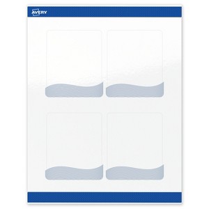 Avery Rectangle Labels, Colorful Design, 4" x 3-1/3", 40 Total - 1 of 4