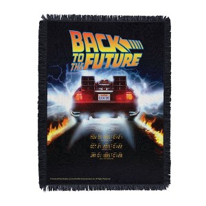 Universal  Back To The Future Tapestry Throw Blanket 48x60 inches - 1 of 4