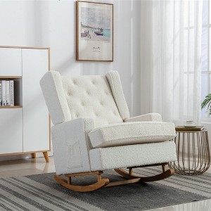 living room Comfortable rocking chair accent chair - 1 of 4