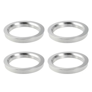 Unique Bargains Aluminium Alloy Car Hub Centric Rings Wheel Bore Spacer Silver Tone - 1 of 4
