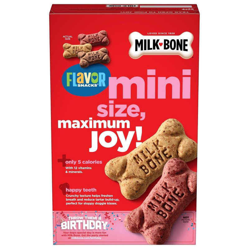 Milk-Bone Original Mini Dry Dog Treats Biscuits Beef, Chicken & Bacon Flavor, 3 of 10