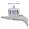 Old World Christmas Glass Blown Ornament for Christmas Tree, Coors Light Six Pack - 4 of 4