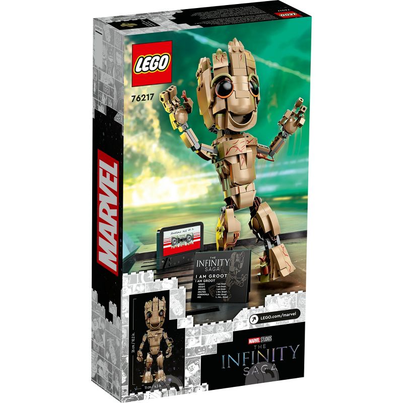 LEGO Marvel I am Groot Set, Baby Groot Buildable Toy 76217, 5 of 12