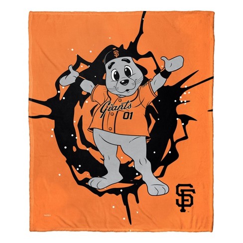 50x60 MLB San Francisco Giants Mascot Silk Touch Throw Blanket