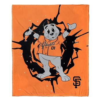 50"x60" MLB San Francisco Giants Mascot Silk Touch Throw Blanket