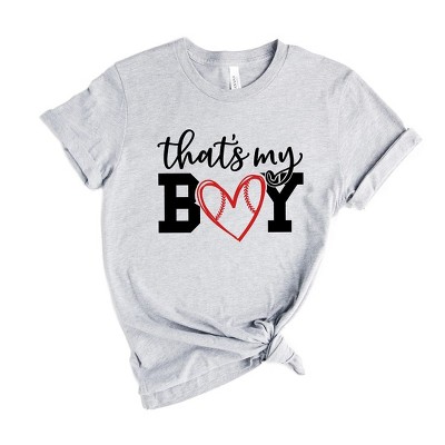 Simply Sage Market Women's That's My Boy Baseball Short Sleeve Graphic Tee