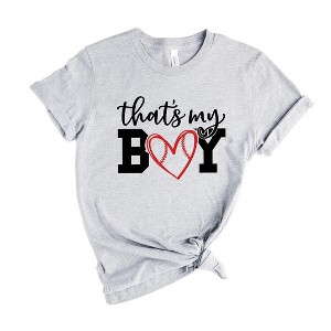 Simply Sage Market Women's That's My Boy Baseball Short Sleeve Graphic Tee - 1 of 3