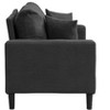 Kumasinova 57" High 2-Seater Sofa, Resilience Loveseat with Wooden Frame, Upholstered Sponge Cushions, 2 Pillows, Perfect Couches for Living Room - 3 of 4