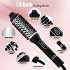 Nicebay Thermal Brush, Heated Round Brush Blow Dryer, Curling Iron Brush, 1.5 inch Electric Curl Wand, Curly Hair Brush, Blowout Brush Dual Voltage - 3 of 4