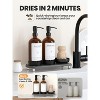 BRINJOY Kitchen Soap Dispenser Set-16OZ Amber Glass Bottle, Stainless Steel Pump, Instant Dry Tray, Non-Slip Silicone Pad, and Dish Brush - 2 of 4