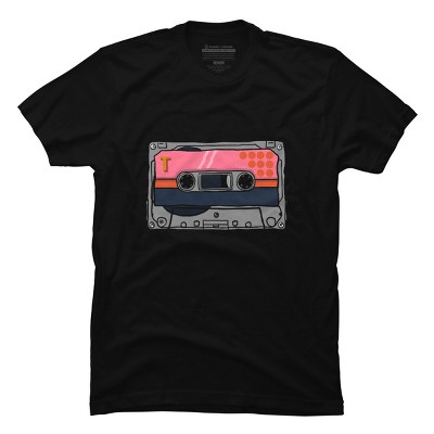 Men's Design By Humans Music cassette. By Danomore T-Shirt