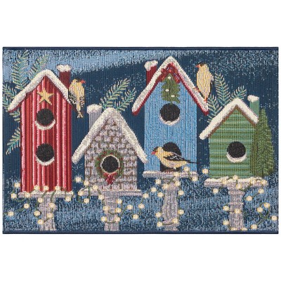 birdhouse holiday navy
