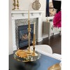 Classic Touch Stacked Glass Cake Stand with Gold Edge - image 2 of 3