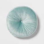Round Velvet Decorative Throw Pillow - Threshold™