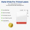 Avery Labels, 4" x 3-1/3", Gold-Red Gift, Glossy, 40ct - 2 of 4