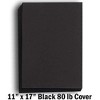 Hamilco 11x17 Black Cardstock Paper 80 lb Cover Card Stock 25 Pack - 2 of 4