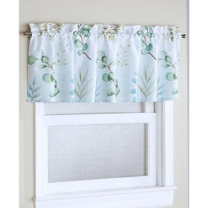 The Lakeside Collection Botanical Leaves Bath Collection - Valance - 1 of 2