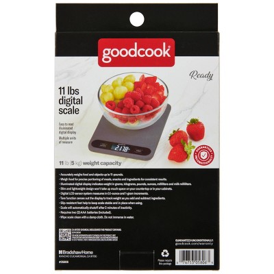 GoodCook Digital Kitchen 11lb Food Scale