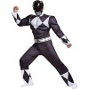 Mens Power Rangers Classic Black Ranger Muscle Costume - Large/X Large - Black - 2 of 4