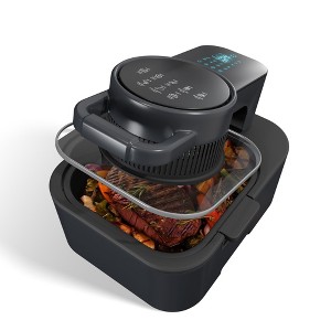 ZACHVO 8QT Non-Toxic Air Fryer, 1750W, 6-in-1 Digital, Precise Temp & Timer, Auto Shutoff, Black - 1 of 4