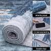 Itopfox Modern Abstract Deep Blue Gray Area Rug for Living Room Machine Washable Non-Slip Low-Pile Contemporary Indoor Floor Carpet for Bedroom - 4 of 4