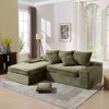 Dolonm Single Recliner Sofa: 300lb Capacity, Chenille Fabric, Ergonomic Design for Living Room/Study -6 Color - 2 of 4