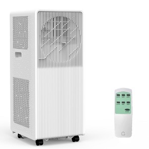 8K-14K 3-In-1Portable Air Conditioner AC Unit for Bedroom 130-300 Sq.Ft, Dehumidifier, Fan, Sleep Mode, 24 Timer, Remote Control, Window Kits - 1 of 4