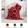 Elegant Comfort Super Soft Christmas Prints Blanket Home D¨¦cor, Warm Cozy Throws for Winter Bedding. - 3 of 4
