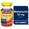 Nature Made Melatonin Maximum Strength 100% Drug Free Sleep Aid for Adults 10mg per serving Gummies - 3 of 4