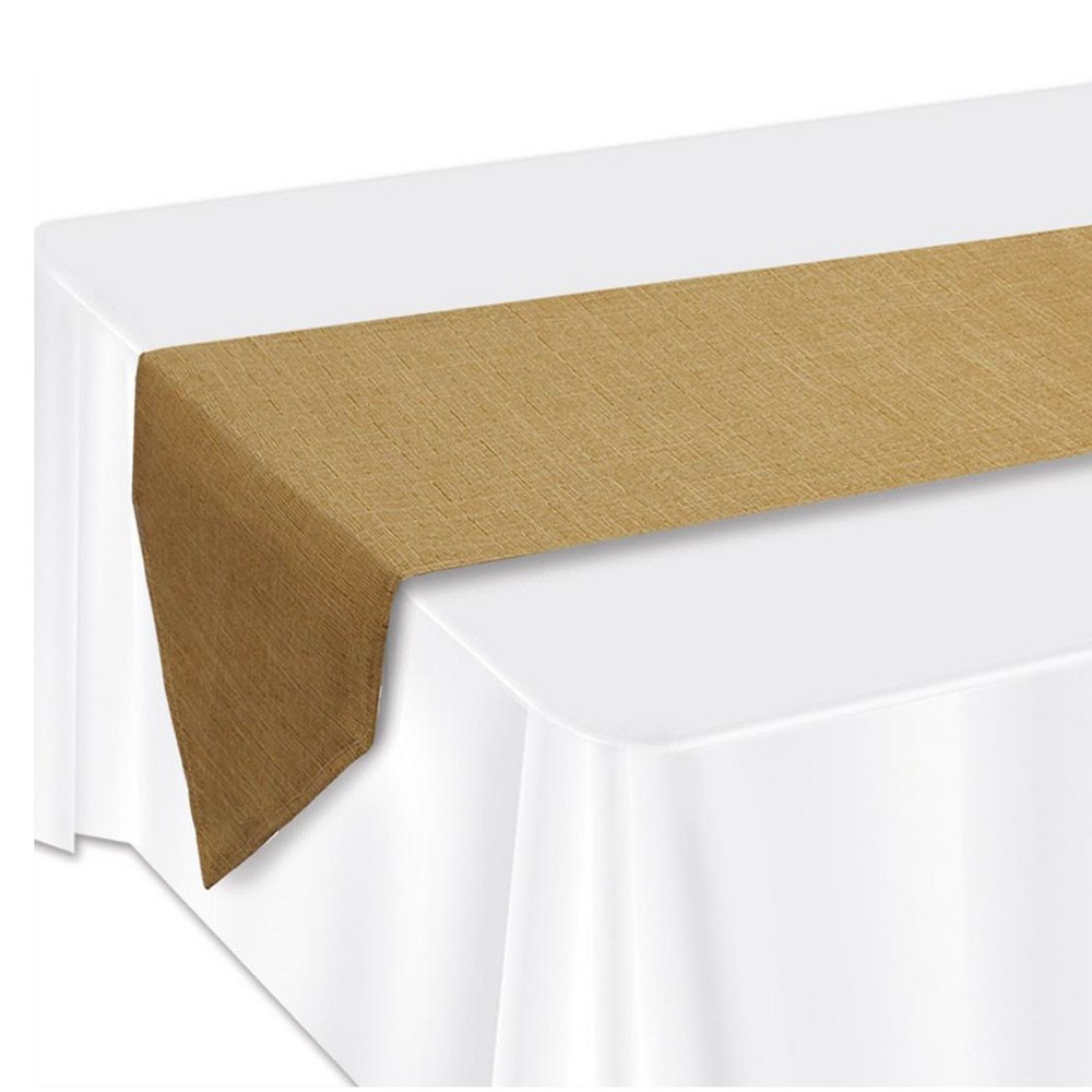 UPC 034689065180 product image for Faux Burlap Table Runner, Tablecloths, Runners and Throws | upcitemdb.com
