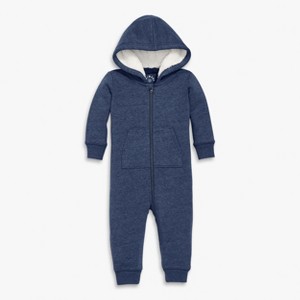 Primary Baby Teddy Fleece-Lined Zip Romper - 1 of 1