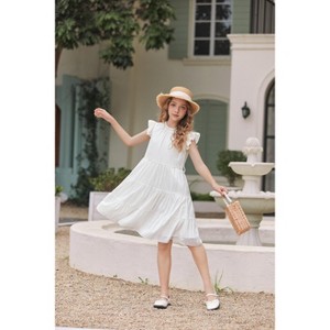 long sleeve 2 piece formal dress Elegant A Line Half Sleeves Chiffon Long Prom Dress main image 0