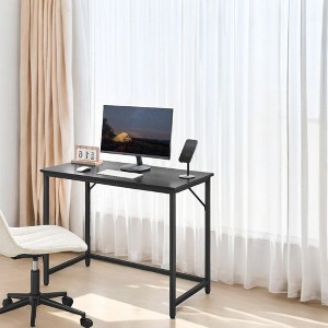 Industrial Style Computer Desk, Gaming Desk, Home Office Desk, Metal Frame, A Sturdy Metal Frame Gaming & Home Office Desk - 1 of 4