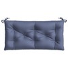 Garden Bench Cushion Navy Blue Oxford fabric (100% polyester) vidaXL - 2 of 4