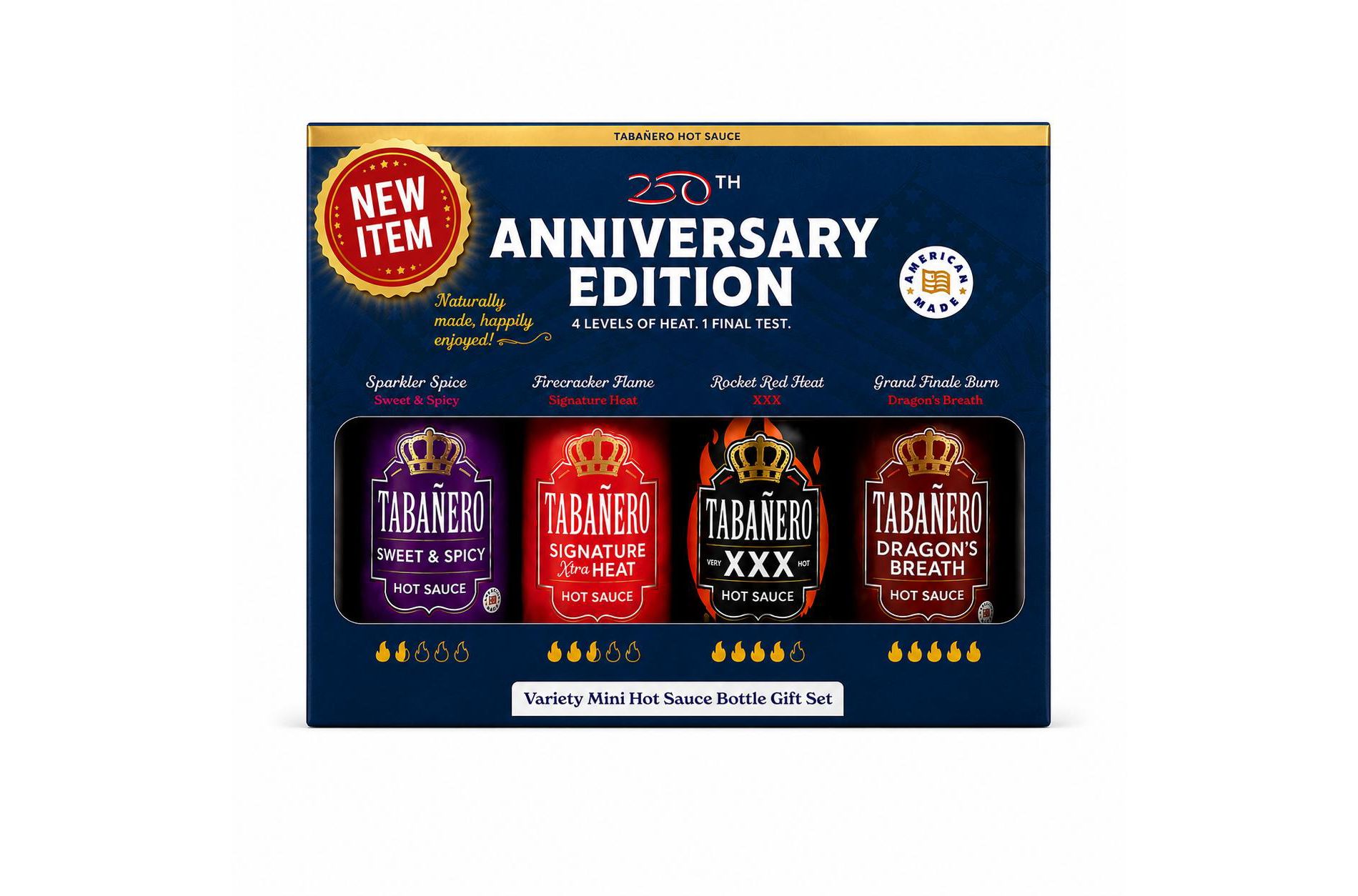 250th Anniversary Mini Hot Sauce Challenge Gift Set