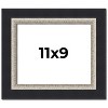 PosterPalooza | Photo Size Embellished Black Picture Frame - UV Acrylic, Foam Board Backing, Hanging Hardware - 2 of 4