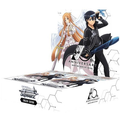 Weiss Schwarz: Trading Card Game Sword Art Online 10th Anniversary Booster Box (16 Packs)