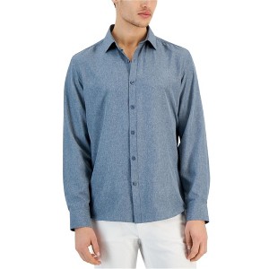 Alfani Mens Moisture-Wicking Button Up Shirt - 1 of 1