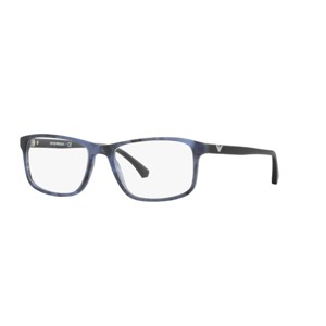 Emporio Armani EA3098 53mm Male Rectangle Eyeglasses - prescription-ready - 1 of 4