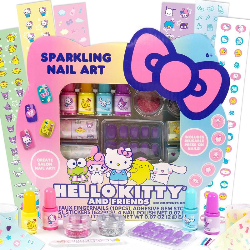 Horizon Group USA, Inc. Sanrio Hello Kitty and Friends Sparkling Nail Art Kit, 1 of 7