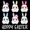 Girl's Star Wars Hoppy Easter Stormtroopers Line Up Crop Top T-Shirt - image 2 of 3