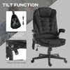 Sapphtopaz Massage Office Chair with Vibration Points, Adjustable Tilt Computer Chair with Armrest, Swivel Desk Chair for Office - 3 of 4
