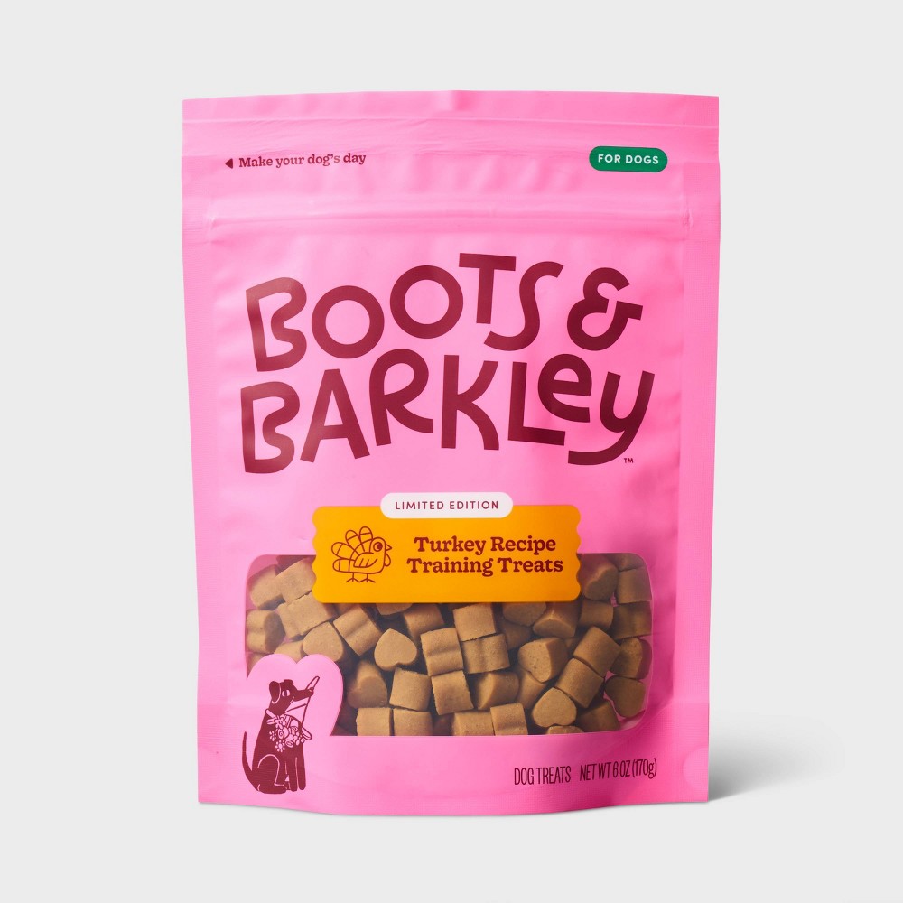 Valentines Turkey Flavor Training Dog Treats - Boots & Barkley™ 6oz