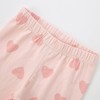 MyKids-USA Autumn Arrival Baby Kids Girls Hearts Pattern Casual Pants - 2 of 4