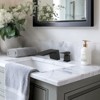 Cobbe Bathroom Sink Faucet Matte Black Single Handle 2-Hole with Waterfall Spout and Inlet Tube - 2 of 4