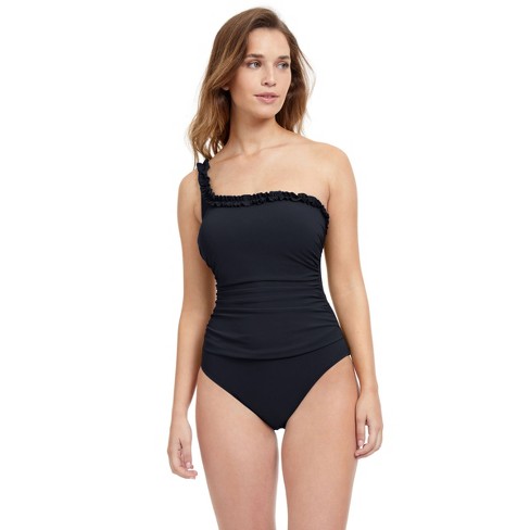 Black One Shoulder Bikini (3-16yrs)