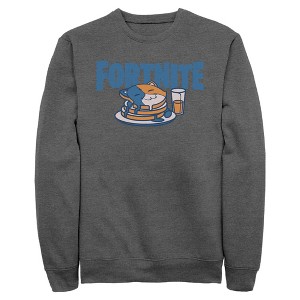 Mens Fortnite Meowscles Pancakes Sweatshirt - 1 of 4