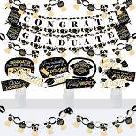 Big Dot of Happiness Goodbye High School, Hello College - Banner and Photo Booth Decorations - Graduation Party Supplies Kit - Doterrific Bundle